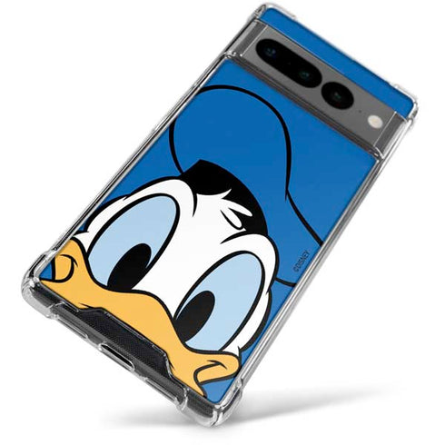 Disney Friends Donald Duck Up Close Google Pixel 7 Pro Clear Case